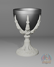 Skeleton Hand Chalice STL File