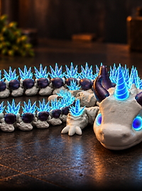 Articulated Unicorn Dragon STL - 3MF