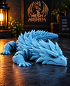 Frostbite Mini Keychain Articulated Dragon