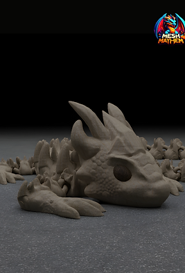 Bendy Beast Print in Place Articulated Dragon