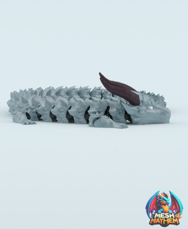 Thumbnail: Voidcarver Articulated Print-in-Place Dragon