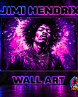 Jimi Hendrix Hueforge 3D Print
