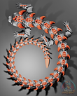 Inferno Articulated Dragon 3mf