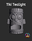 Homer Tiki Tea Light Holder