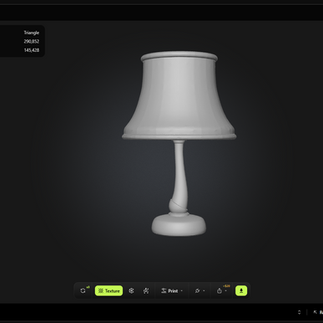 AI Lamp created by MeshyAi