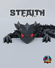 Stealth Articulated Dragon STL and 3MF File