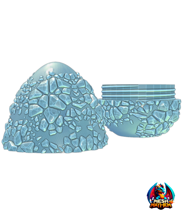 Miniature : Rock Egg: "A rock-shaped egg design for 3D printing, available in STL file format."
