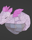 Cute Lo Poly Sleeping Dragon