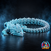 Frostbite – Articulated Ice Dragon STL Print‑in‑Place Fantasy Model