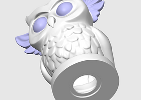 Hoot Loot Piggy Bank STL and 3MF File