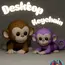 Miniature : Cute Monkey and Keychain