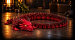 Crimson Rend Articulated Dragon Print in Place 3MF, STL File