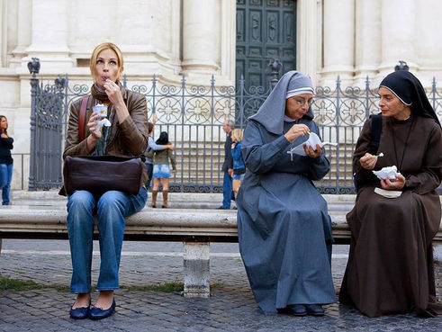 Ida e Volta no Mesa de Cinema: Comer Rezar e Amar