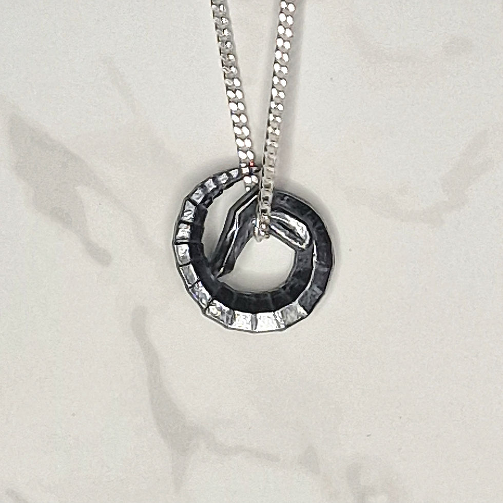 Thumbnail: Megaten Magatama Sterling Silver Necklace