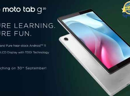 Take A Look At Moto Tab G20.