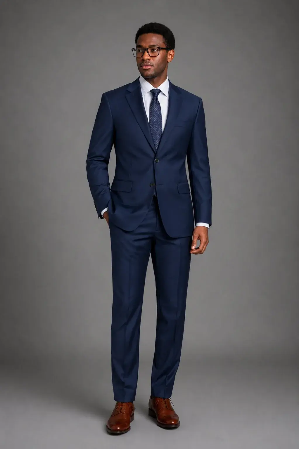 Westbridge Midnight Blue Single-Breasted Suit