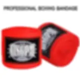 Thumbnail: 2 Rolls Cotton Boxing Bandage Wrist Wraps Combat Protect Boxing Sport Kickboxing