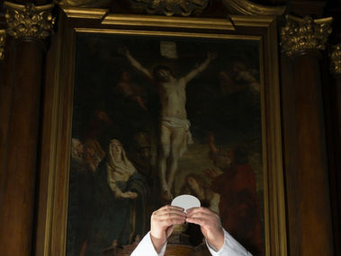 Jesus is present in the Mass