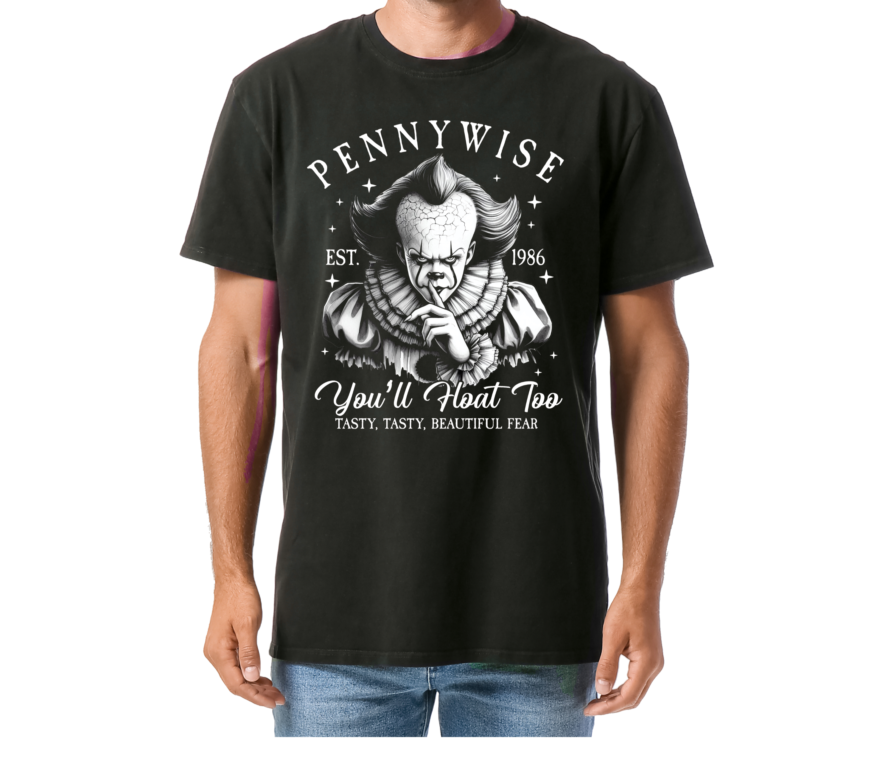 Black Pennywise Float Too Tee
