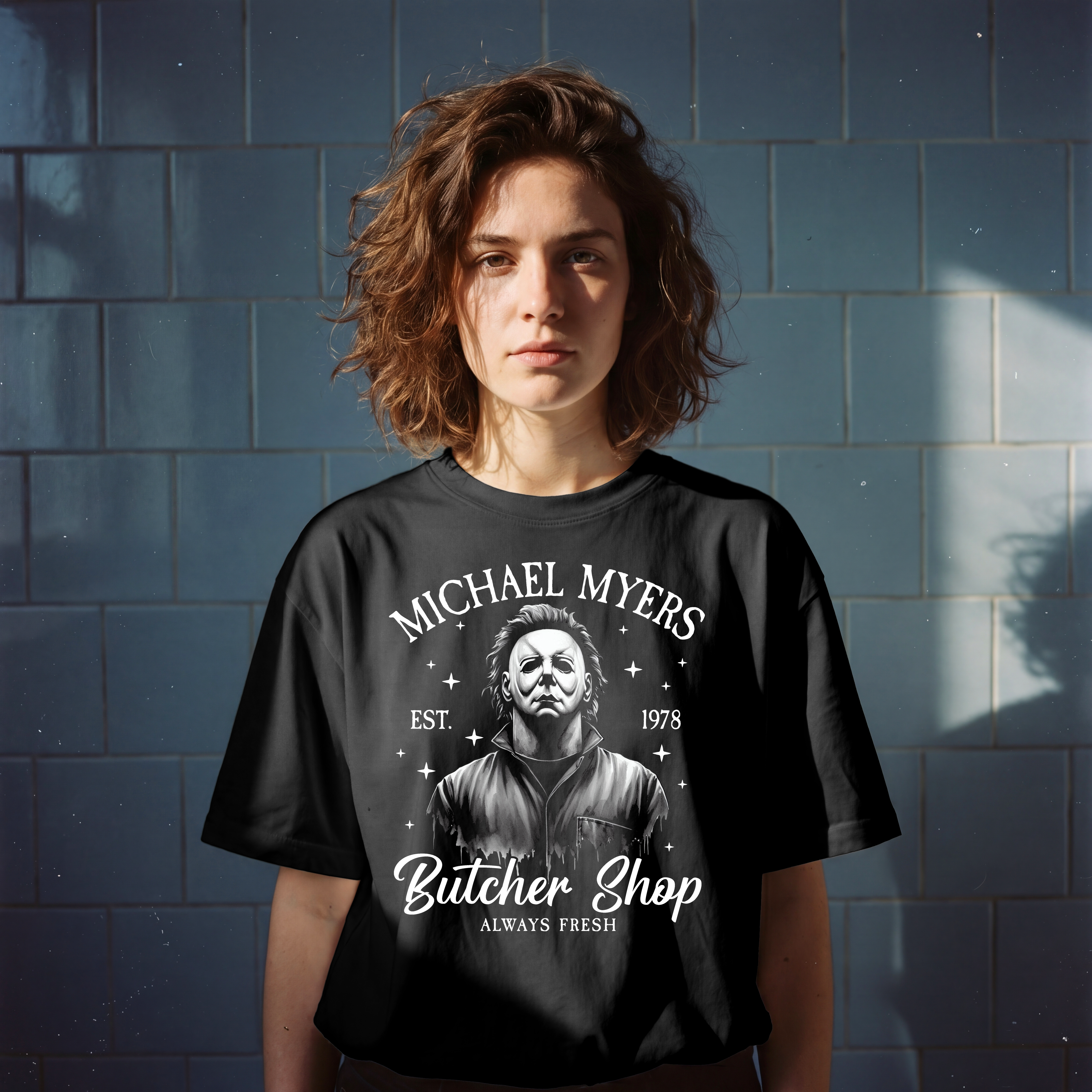 Black Mike Meyers Always Fresh Tee