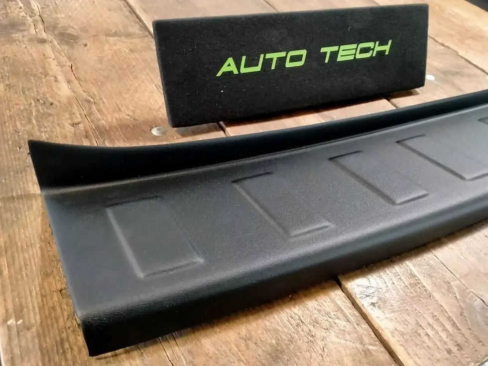 Thumbnail: VW CRAFTER MAN TGE REAR BUMPER PROTECTOR MATTE BLACK 2017 PREMIUM QUALITY