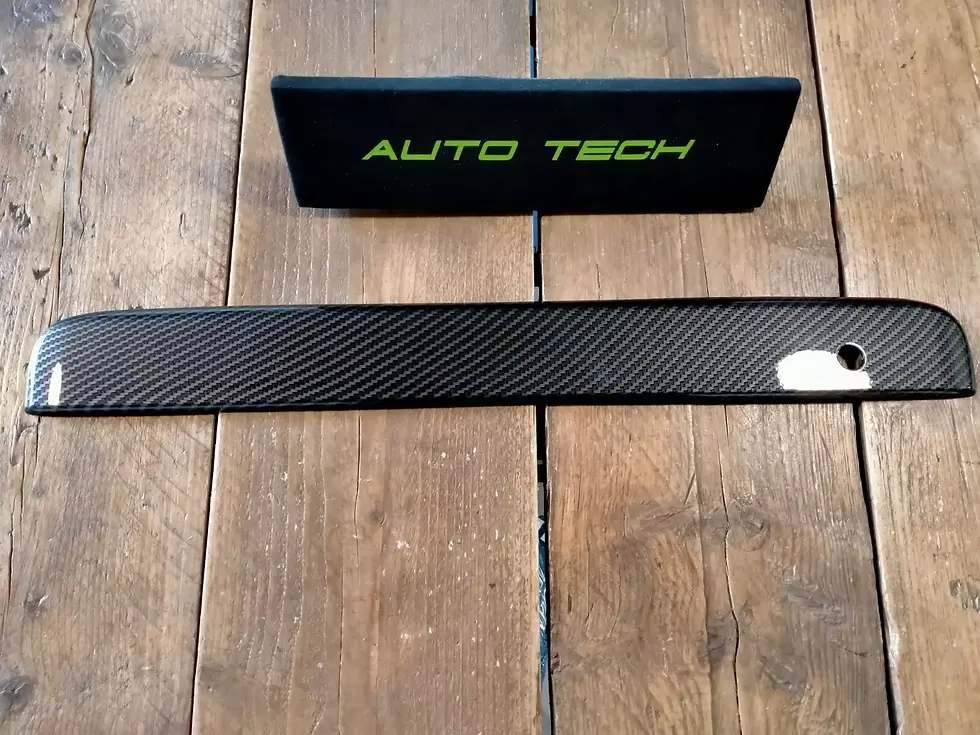 Thumbnail: VW TRANSPORTER T5 - T6.1 Grab Handle Rear Door Twin Cover Carbon 2010-2024