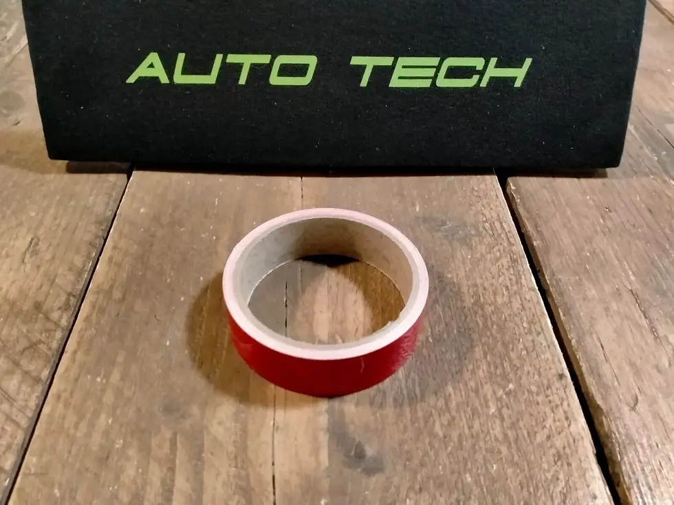Thumbnail: De-chroming Delete Tape Wrapping Vinyl Fits VW T6 Bottom Grille Red 5m 25mm