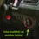 Thumbnail: VW Transporter Caddy Light Switch Decorative Ring Dash Trim Insert RED