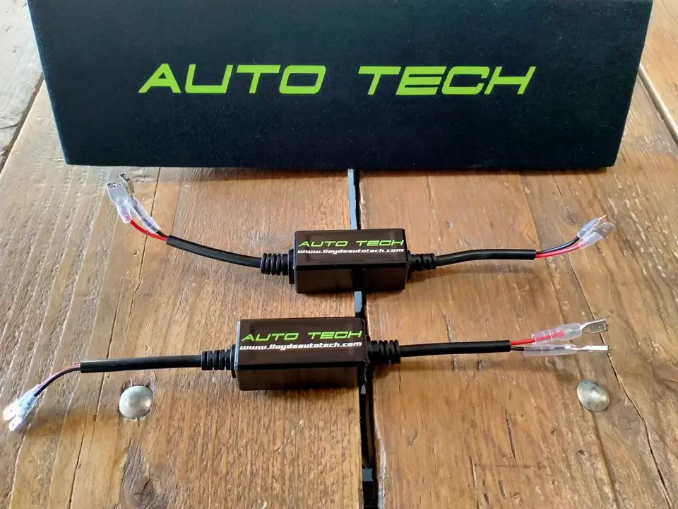 2 X H11 Headlight LED Canbus Decoder Canceller Error Free Resistor Anti Flicker