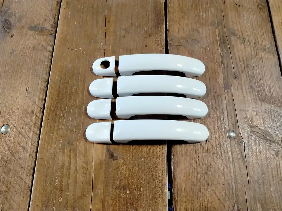 Thumbnail: W Transporter Caddy GLOSS WHITE Door Handle Cover PROTECTOR T5 T5.1 T6 T6.1
