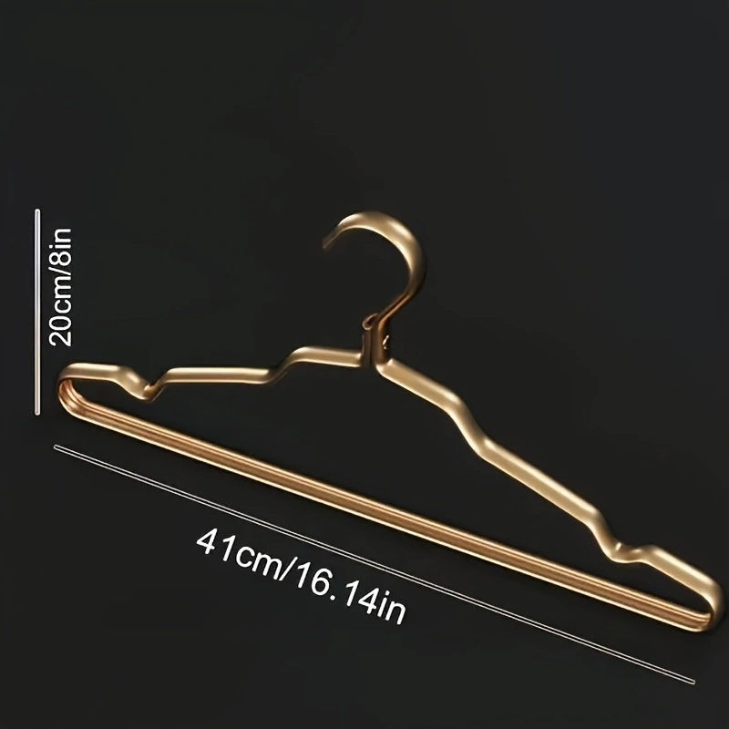 Thumbnail: Clothes Hangers Metal, Smooth Surface Shirt Dress Hanger, Durable Heavy Duty Coa