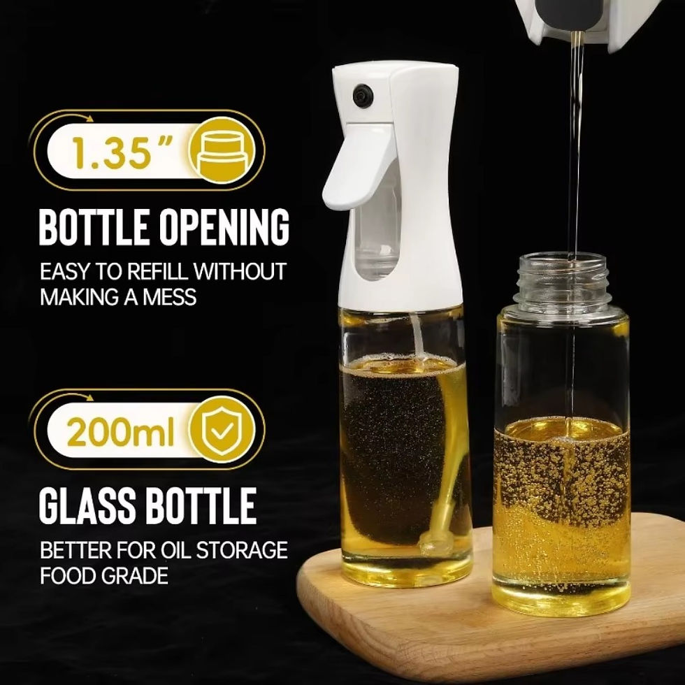Thumbnail: Oil Spray for Cooking - Olive Oil Dispenser Bottle Sprayer Mist-Reusable Food Gr