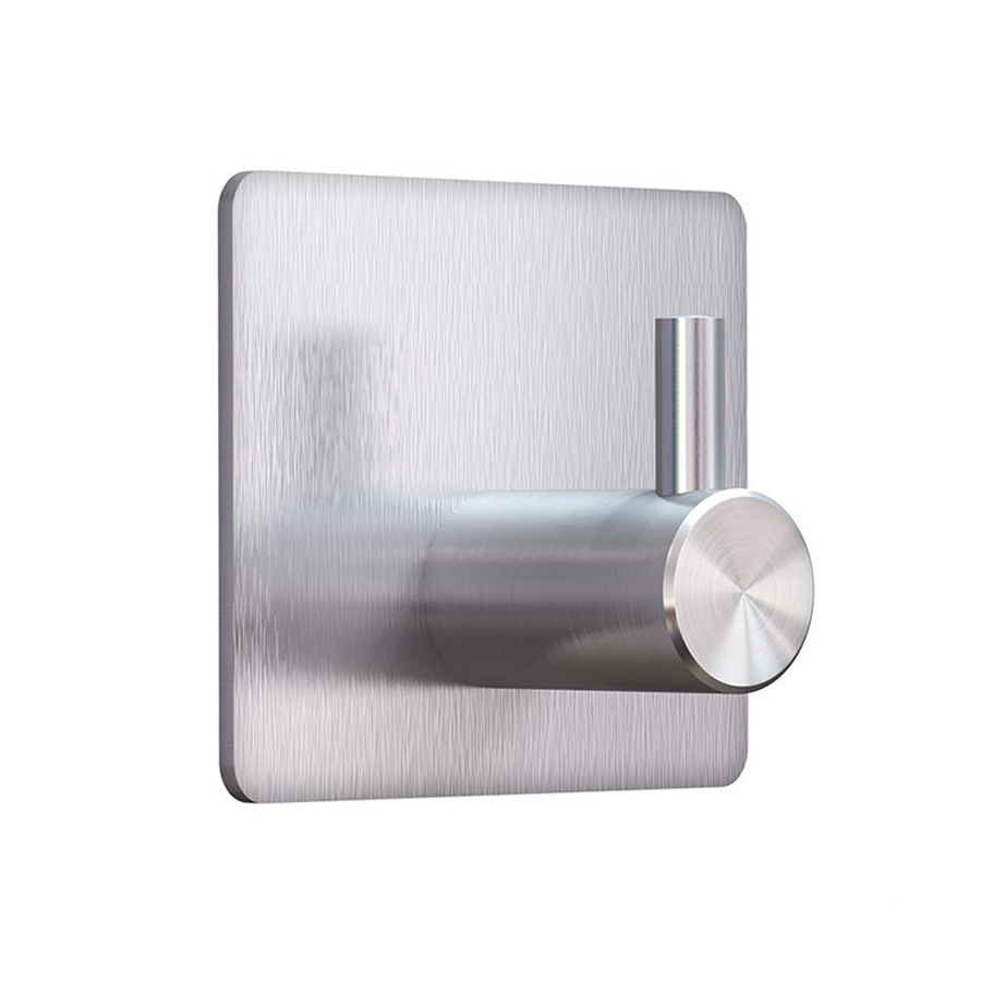 Thumbnail: Modern style stainless steel adhesive hooks for bathroom room kitchen clothes ha