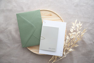 2 card invitation set