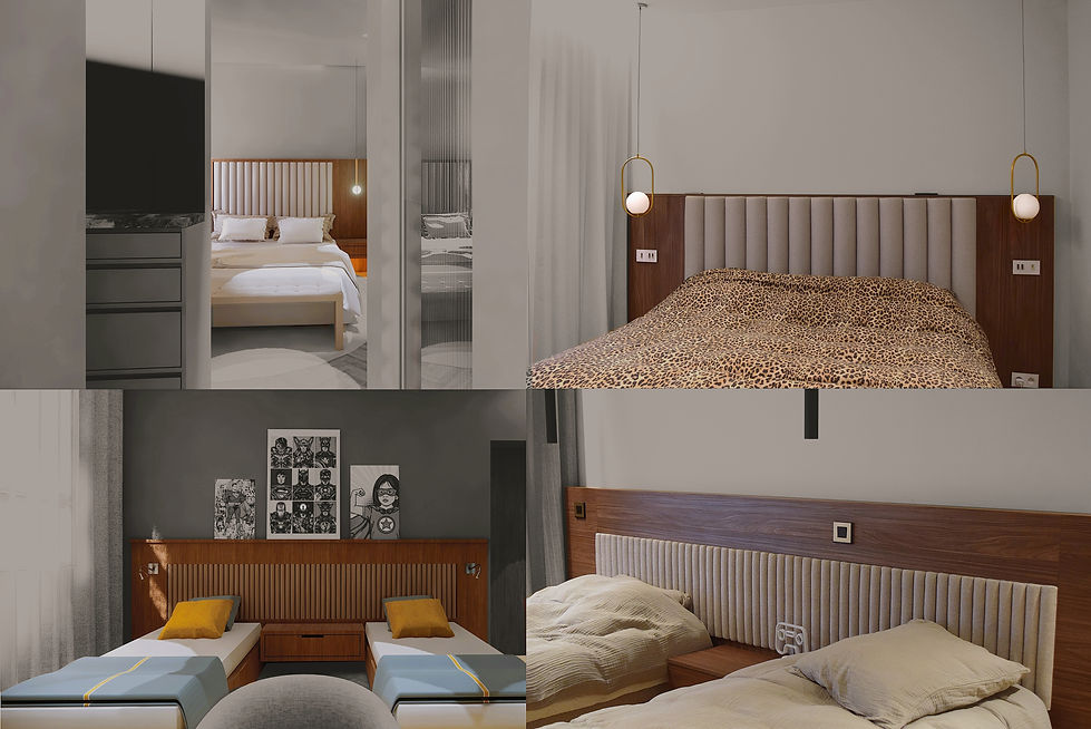 Image 3D et realisations finales atelier six