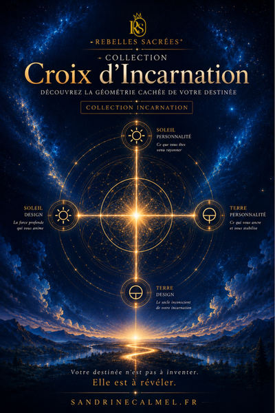 Croix d’incarnation ⎯ Lire le sens incarné, honorer le rôle, cesser de se trahir
Formation avancée de référence sur la lecture des croix d'incarnation en Human Design