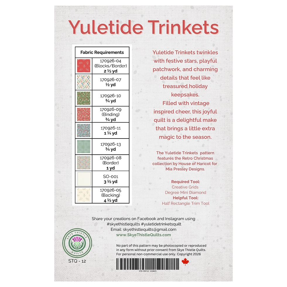 Thumbnail: Yuletide Trinkets - PDF