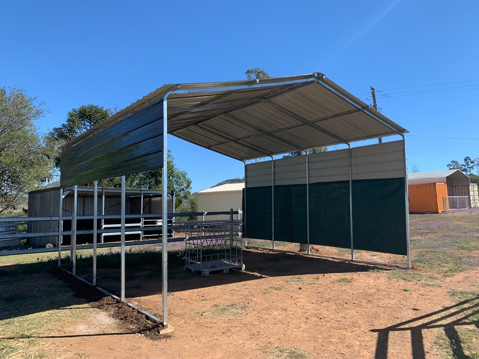Thumbnail: 6.0m x 7.5m Deluxe Steel Carport