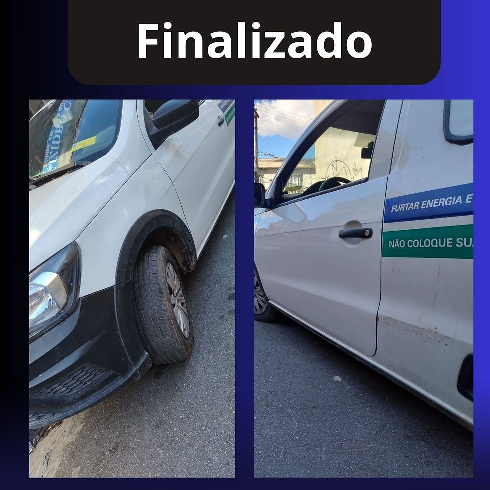 Veículo finalizado.