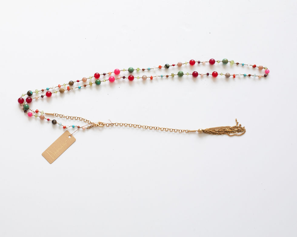 Miniatura: DONATELLA PELLINI MILANO - Collana pietre perle semipreziose
