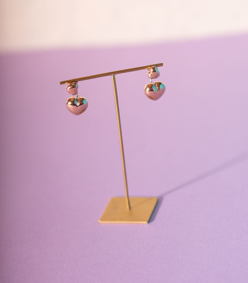 Miniatura: RUE DES MILLE - Orecchini a paio / Cuore