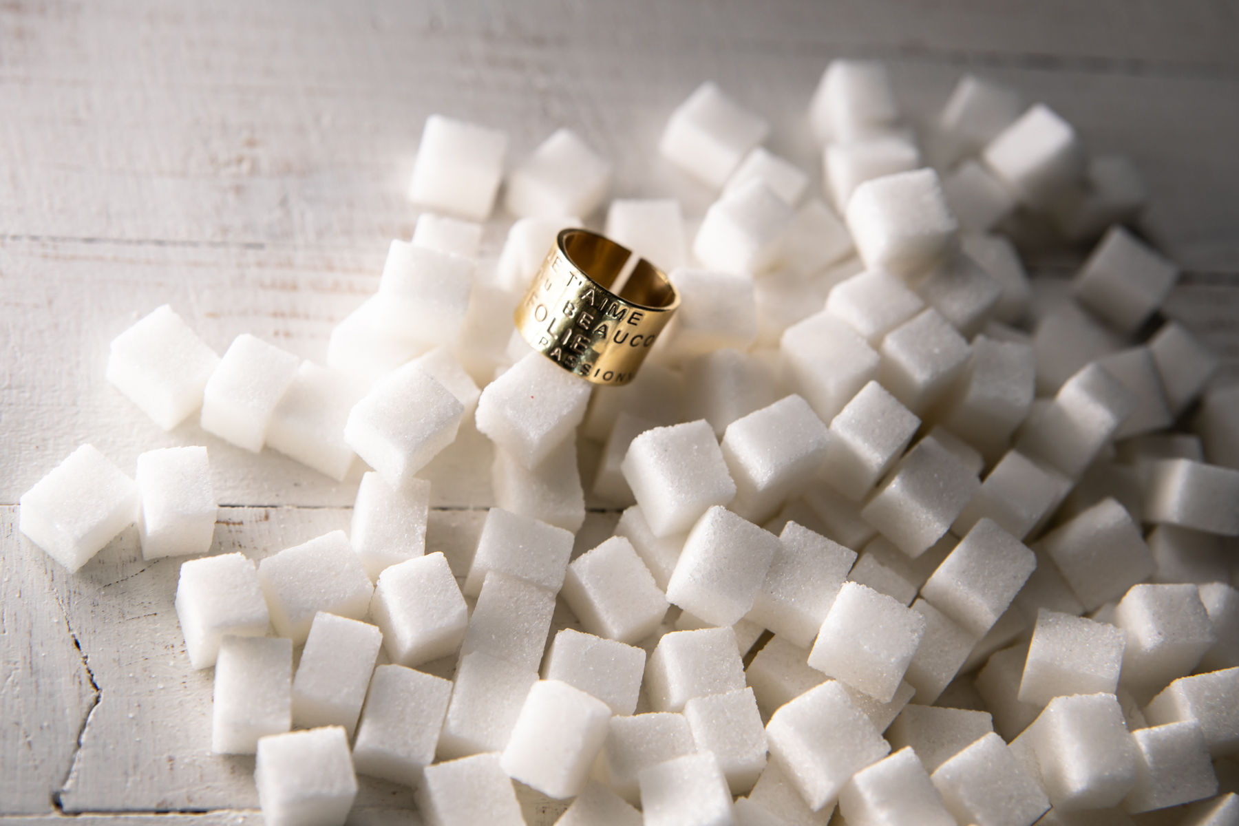 REMINISCENCE PARIS - Anello "je t'aime un peu beaucoup a la folie passionnément"