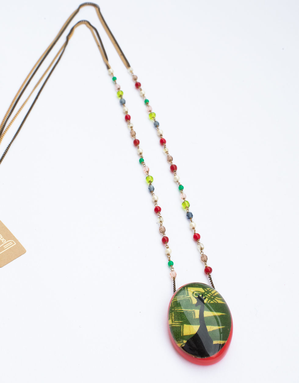Miniatura: DONATELLA PELLINI MILANO - Collana lunga giraffa