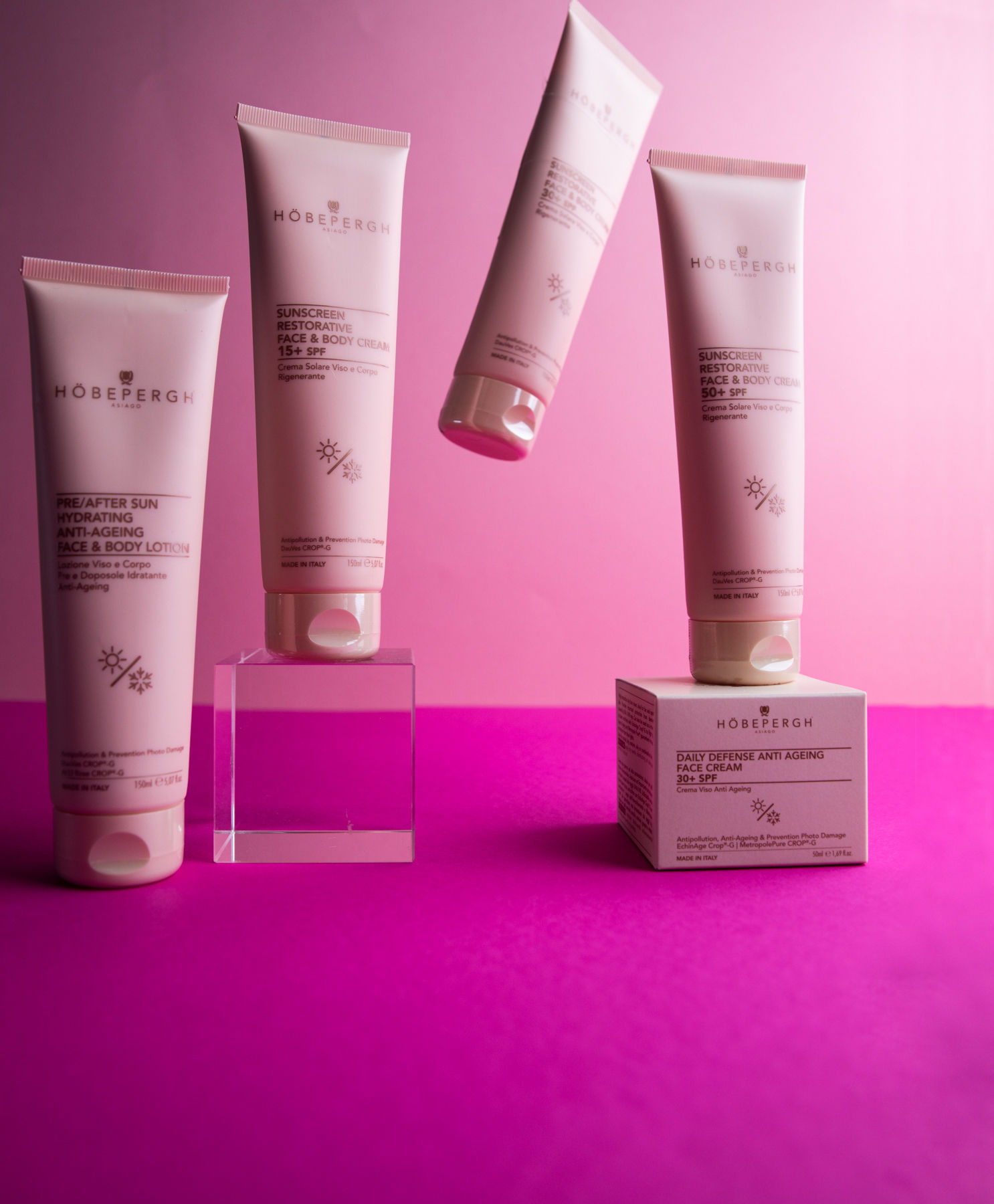 HOBEPERGH - Crema solare viso e corpo rigenerante +30 SPF