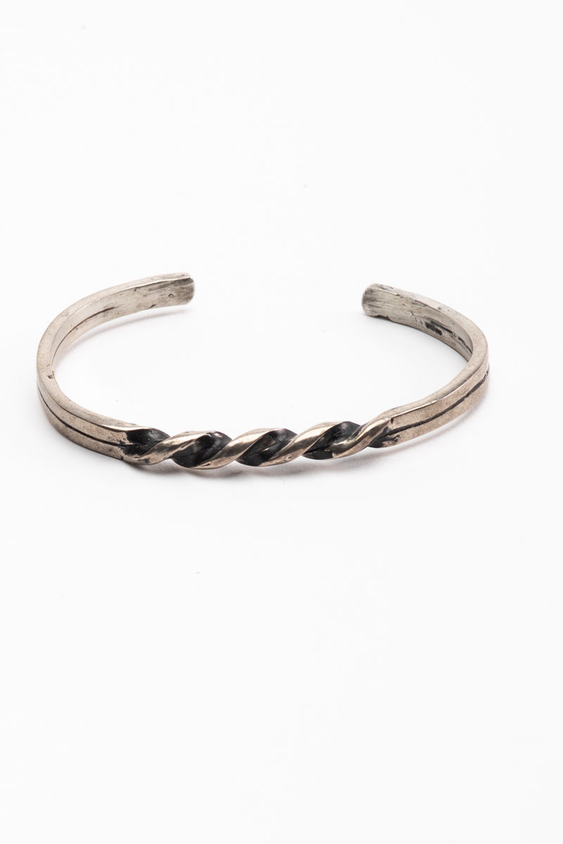 Miniatura: PROGETTO FEDE - Rigid Total Silver Bracelet twisted