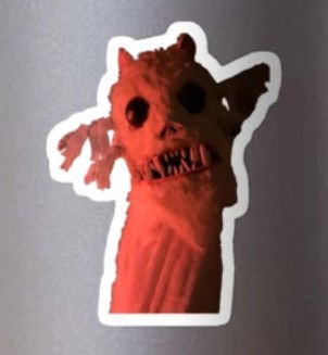 Creature Face Sticker