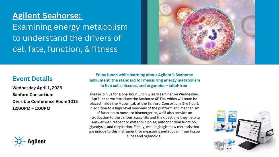 Agilent Seahorse Lunch and Learn
