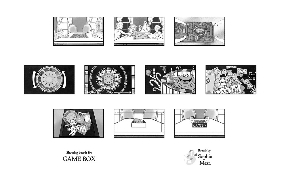 game box production boards