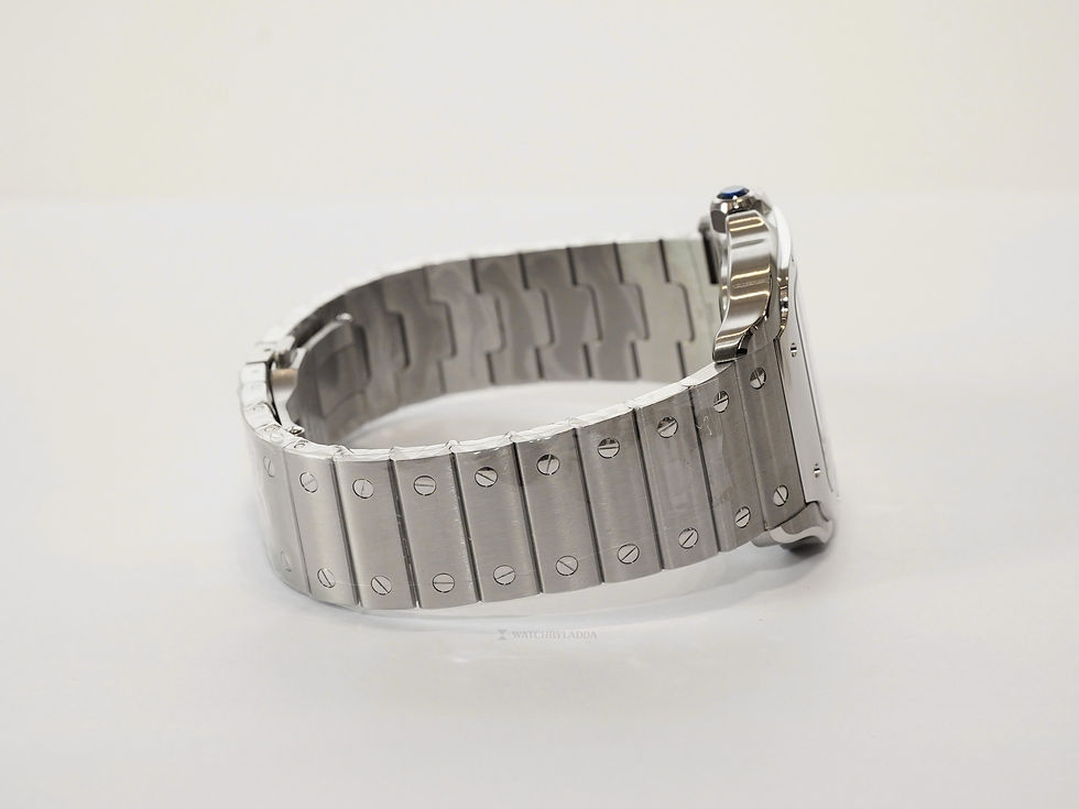 Thumbnail: Cartier Santos de Cartier skeleton Ref. WHSA0009