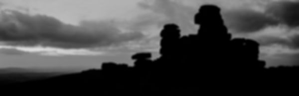 Great Staple silhouette, Dartmoor, UK